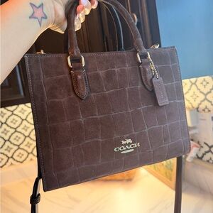 Coach Maggie Suede Handbag